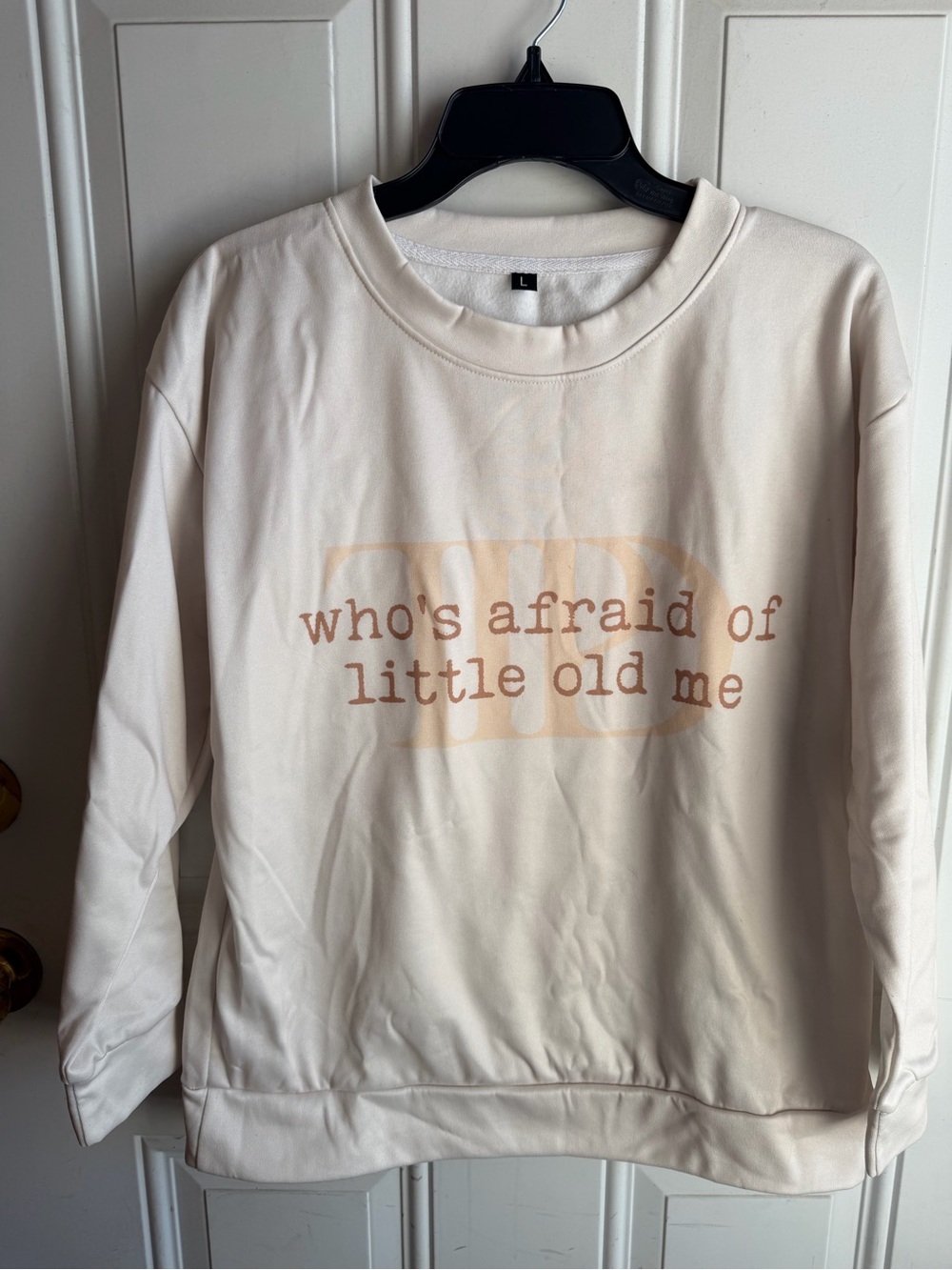 Taylor Swift Sweatshirt "who's afraid of little old me" & blue sweatshirt “1989”